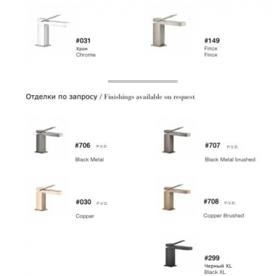 Змішувач для раковини Gessi Rettangolo J Chrome (20604-031)