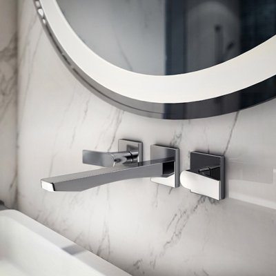 Вбудований змішувач для раковини Gessi Rilievo Chrome (59090-031)