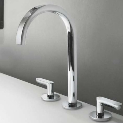 Fantini Icona Deco Змішувач для раковини R107 колір Збройна сталь