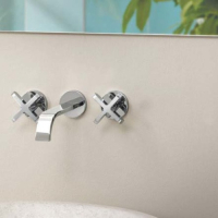 Fantini Riviera Змішувач для раковини настінний 2410B Fantini Riviera Змішувач для раковини настінний 2410B