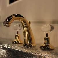 Nicolazzi Cristallo Di Rocca змішувач для раковини на виріб 2108GO09C
