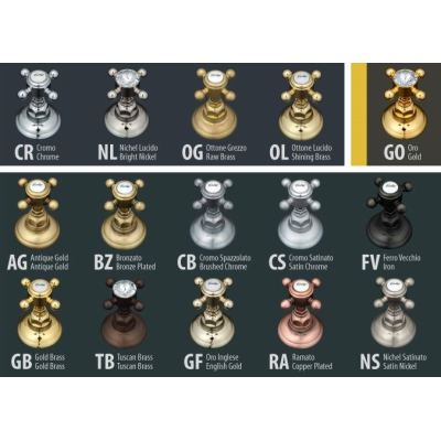 Nicolazzi liberty Змішувач для раковини на 3 отвори 1008CR16