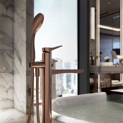 Підлоговий змішувач для ванни Gessi Rilievo Chrome (59128-031)