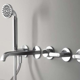 Fantini Icona Deco Змішувач для ванни настінний R119B+44 00 R119A колір хром