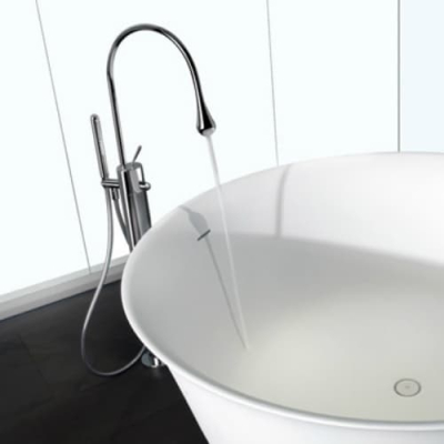 Gessi Goccia змішувач для ванни підлоговий 33029