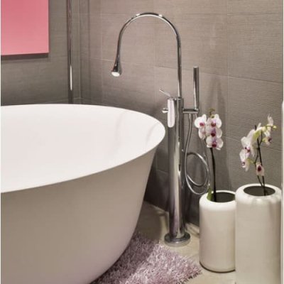 Gessi Goccia змішувач для ванни підлоговий 33029