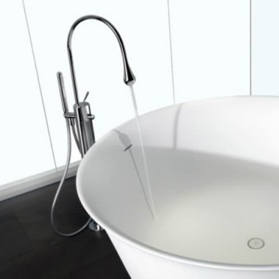 Gessi Goccia змішувач для ванни підлоговий 33029