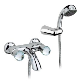Nicolazzi Cristallol Змішувач для ванни з душем 2002CR22