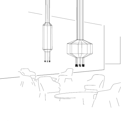 Стельовий світильник Vibia - Wireflow