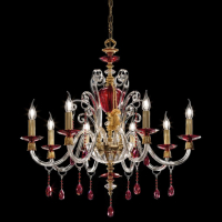 Люстра Euroluce - Rubino Alicante L8 Люстра Euroluce - Rubino Alicante L8