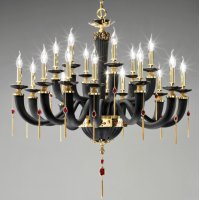 Люстра Euroluce - Julienne Black&Gold L12+6 Люстра Euroluce - Julienne Black&Gold L12+6