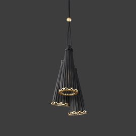 Підвісний світильник Euroluce - Julienne Black&Gold S3