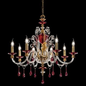 Люстра Euroluce - Rubino Alicante L8