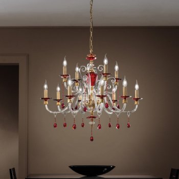 Люстра Euroluce - Rubino Alicante L8+4