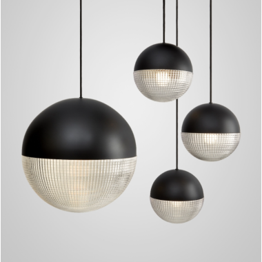 Стельовий світильник Lee Broom - Lens Flair Chandelier Black
