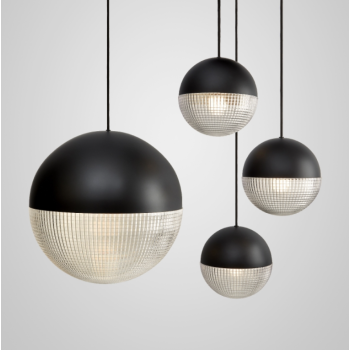 Стельовий світильник Lee Broom - Lens Flair Chandelier Black