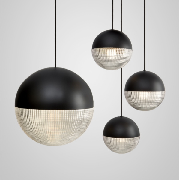 Стельовий світильник Lee Broom - Lens Flair Chandelier Black
