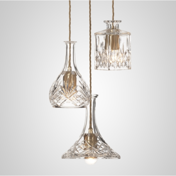 Стельовий світильник Lee Broom - Decanterlight Chandelier 3 Piece