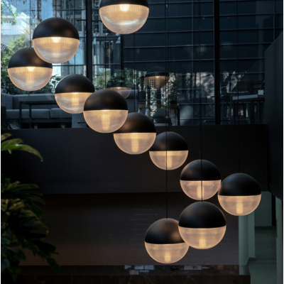Стельовий світильник Lee Broom - Lens Flair Pendant Black