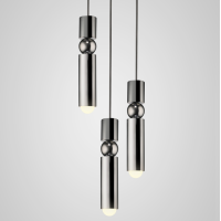 Люстра Lee Broom - Fulcrum Chandelier 3 Piece Silver