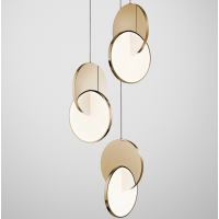 Стельовий світильник Lee Broom - Eclipse Chandelier 3 piece Gold Стельовий світильник Lee Broom - Eclipse Chandelier 3 piece Gold
