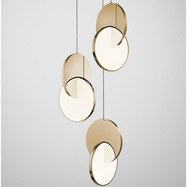 Стельовий світильник Lee Broom - Eclipse Chandelier 3 piece Gold