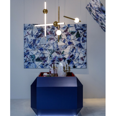 Стельовий світильник Lee Broom - Orion Globe Gold
