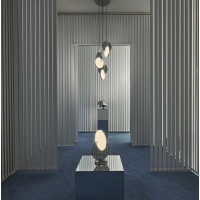 Стельовий світильник Lee Broom - Eclipse Chandelier 3 piece Silver