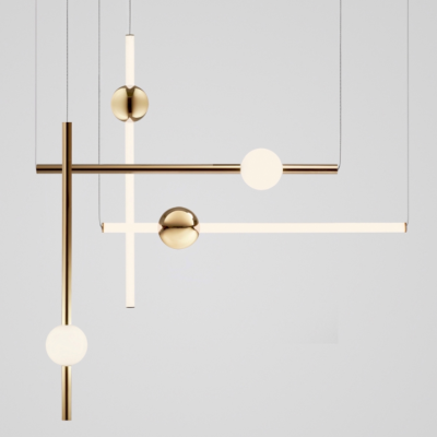 Стельовий світильник Lee Broom - Orion Tube Gold