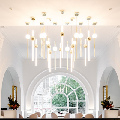 Стельовий світильник Lee Broom - Orion Tube Gold