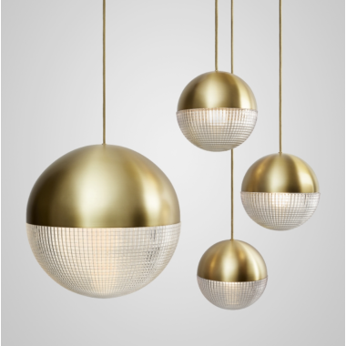 Стельовий світильник Lee Broom - Lens Flair Chandelier Gold