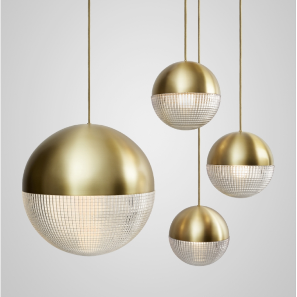 Стельовий світильник Lee Broom - Lens Flair Chandelier Gold