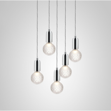 Люстра Lee Broom - Crystal Bulb Chandelier 3-5 Piece