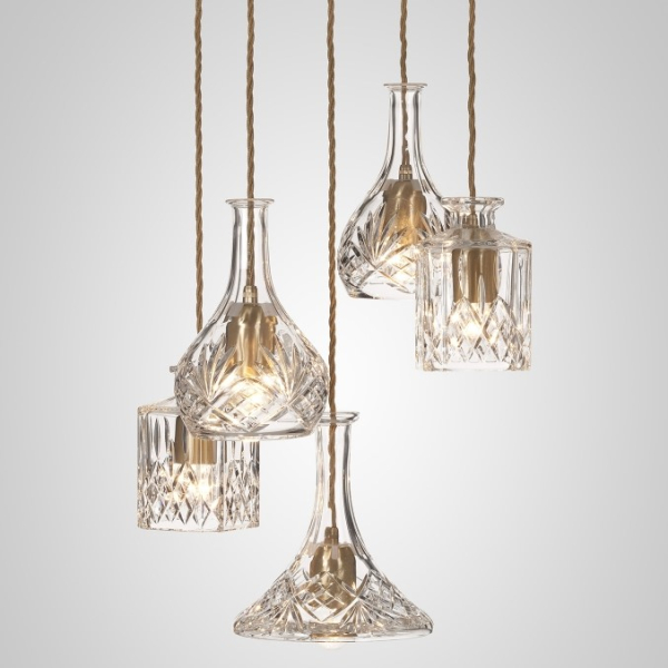 Стельовий світильник Lee Broom - Decanterlight Chandelier 5 Piece