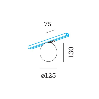 Трековий світильник Wever&Ducre - Dro 1.0
