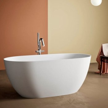 Ванна зі штучного каменю Karol - Botero біла матова