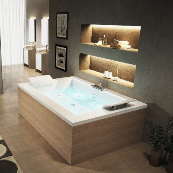 Акрилова ванна Novellini - Sensedual гідромасажна