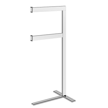 Рушникотримач подвійний Gessi Eleganza Chrome (46571-031)