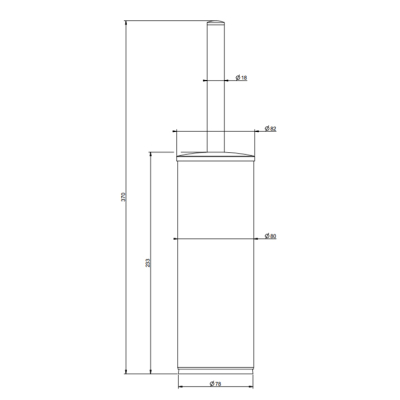 Єршик підлоговий Gessi Rilievo Chrome (59543-031)