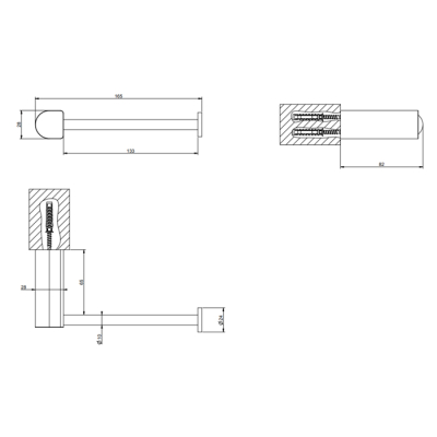 Тримач туалетного паперу Gessi Rilievo Chrome (59455-031)
