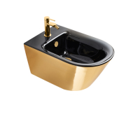 CATALANO Gold&Silver Біде підвісний чорний/золото CATALANO Gold&Silver Біде підвісний чорний/золото