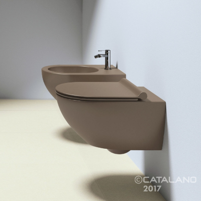 CATALANO Sfera 55 унітаз підвісний з кришкою та кріпленнями, білий