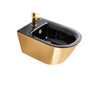 CATALANO Gold&Silver Біде підвісний чорний/золото CATALANO Gold&Silver Біде підвісний чорний/золото