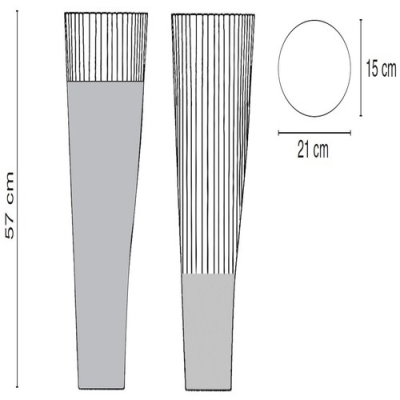 Fos Ceramiche Antithesis ваза PFT-2001A/D
