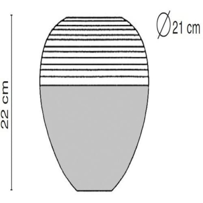 Fos Ceramiche Antithesis ваза B-2001A/D