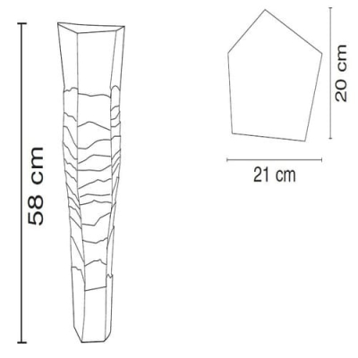 Fos Ceramiche Erosum ваза PF-09A/D