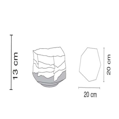Fos Ceramiche Erosum ваза C-09A/D