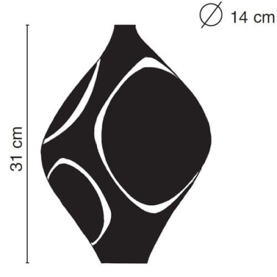 Fos Ceramiche Naum ваза bb-2003F