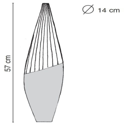 Fos Ceramiche Naum ваза BS-2003 H