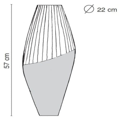 Fos Ceramiche Naum ваза PFF-2003G